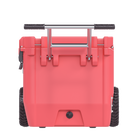 RovR - RollR 60 Glacière rigide à roulettes pintes avec poignée de remorquage - Corail-La poignée double MotoGrip facilite le remorquage, augmente l’effet de levier et sa conception décalée protège vos talons des chocs