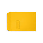 LUX - Enveloppes à fenêtre à bout ouvert, 9 x 12 po, tournesol, 500/boîte (LUX-1590-12-500)-Les enveloppes à fenêtre ouverte de 9 x 12 pouces sont parfaites pour l'envoi de documents, catalogues, publipostages, matériel promotionnel et brochures.