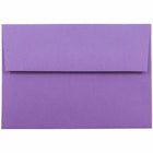 JAM Paper - Ensemble de papeterie recyclée - 25 cartes blanches et 25 enveloppes A7 - Brite Hue Violet Purple - ensemble de 25-Taille : A7 (5,25 x 7,25 pouces)