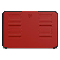 Zugu - Étui Alpha pour iPad Air 10,9 po (2020/2022) ou iPad Air 11 po (2024) - Rouge-Compatible avec iPad Air 10,9 po (modèles 2020 et 2022) et iPad Air 11 po (2024)