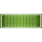 Ashley Productions - The Original Fun Mat - Mat Runner - 15 -5" x 47" - Terrain de Football-Mesures et design : Le tapis de course pour terrain de football mesure 15,5 po x 47 po.