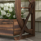 Outsunny - Jardin surélevé à 2 niveaux - 21,7 po L x 12,6 po l x 22 po H-Fabriqué en bois de sapin et conçu pour être placé à l'extérieur
