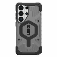 UAG - Étui Pathfinder Rugged Transparent avec aimants pour Samsung Galaxy S26 Ultra, cendre/noir-Eco : Le pare-chocs en TPU noir est composé à 25 % de matériaux recyclés PCR
