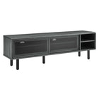 Modway - Kurtis 60 po Meuble TV, Fusain-Meuble téléviseur urbain moderne