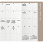 DateWorks - Planificateur de poche mensuel 2026-2027 - 3,5 po x 6,5 po - Chiots - Bilingue-Matériau de couverture durable DOUX AU TOUCHER avec coins arrondis
