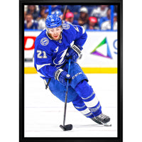Brayden Point Tampa Bay Lightning - Toile encadree - 22" x 31"-Impression sur toile de qualité supérieure avec bordures enveloppées