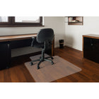 Mount-It! - Tapis de chaise pour sol dur avec rebord, 35,5 po x 47 po, vinyle transparent-8