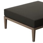 Modway - Northlake Terrasse extérieure Teck Ottoman, Gris silex-7