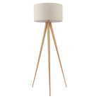 Zuo - Lampe sur pied Imperial - Beige/Naturel-Fonctionne avec un gradateur (gradateur non inclus)