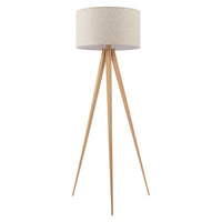 Zuo - Lampe sur pied Imperial - Beige/Naturel-Fonctionne avec un gradateur (gradateur non inclus)