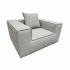 Exform - Fauteuil SLOANE Sofa-In-a-Box une place avec accoudoir - Gris-S'accorde parfaitement avec les autres modules Sloane