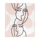 Reliure Staples 1 po - Motif de dessin au trait-Classeur à anneaux ronds, dessin au trait, peut contenir jusqu'à 175 feuilles de papier