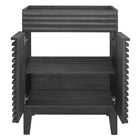 Modway - Render 24" Armoire de toilette de salle de bain (lavabo non inclus) - Charbon de bois-6