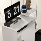 HOMCOM - Bureau d'ordinateur avec plateau à clavier coulissant - 39,25 po L x 15,75 po l x 34 po H - blanc-Assemblage requis