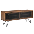 Modway - Nomad 47 po Meuble TV, Noyer-Meuble TV moderne industriel