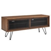 Modway - Nomad 47 po Meuble TV, Noyer-Meuble TV moderne industriel
