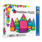Magna-Tiles - Ensemble De Construction MAGNETIC Classique De 32 Pièces, La Marque De Construction Magnétique Originale  -Ce Qui Est Inclus: 32 formes géométriques translucides en 6 couleurs différentes. Cet ensemble comprend des carrés (2 grands, 14 petits) et des triangles (8 équilatéraux, 4 droits, 4 isocèles)