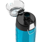 Thermos - Bouteille d'eau thermos - 710 ml - Bleu-Le couvercle rabattable avec anneau de verrouillage est étanche lorsqu'il est verrouillé et correctement assemblé