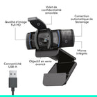 Logitech – Caméra web C920S HD Pro 960-001257-Appels vidéo HD intégrale 1080p