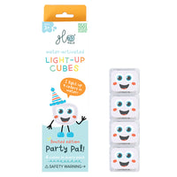 Glo Pals - Cubes lumineux - Party Pal-Fabriqué avec 100 % de plastique recyclé