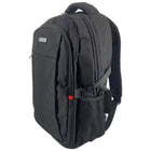 Tucci Italy - Sac à dos SCOUT - Moyen - Noir-Panneau organisateur avant – Comprend des pochettes pour téléphones, accessoires, dossiers et cahiers