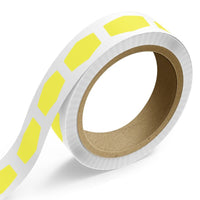 JAM Paper - Rouleaux d'étiquettes standard - forme Marquis - 1 7/8 x 3 15/32 - jaune fluo - 125 étiquettes/rouleau-Couleur : Jaune fluo | Faites ressortir votre courrier avec des étiquettes d'adresse d'expédition colourées.