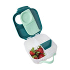 b.box - Mini Lunchbox - Forêt d'Émeraude-La poignée de transport et le clip de fixation facile à ouvrir favorisent l'autonomie