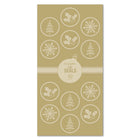 Geographics - Or Flocons de Neige Sceaux - 1,25 po - 40 Pqt-Sceaux de Noël pour l'artisanat, la correspondance, les cartes et plus