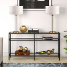 Hudson&Canal - Console Sivil 55" L - Bronze noirci-Nettoyer avec un chiffon doux et sec, sans produits chimiques agressifs ni produits de nettoyage abrasifs