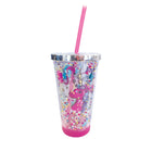 Crayola Creations – Verre à décorer-Colorez votre motif préféré, ajoutez des confettis et c'est parti !