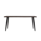 Bureau Live Edge Gry Mattr - Noyer Noir-Grande surface de travail pour répondre à vos besoins quotidiens