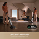 Mova - Aspirateur eau et poussière X4 Pro - Noir-Nettoyage à 180° à plat pour atteindre tous les recoins : grâce à sa technologie permettant de se mettre à plat à 180° et à sa capacité de pivotement à 60°, le X4 Pro élimine sans effort la poussière et la saleté dans les zones difficiles d'accès et nettoie sans difficulté le long des murs et des plinthes pour un nettoyage encore plus efficace dans les coins.