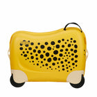 Samsonite - Valise Dream Rider Ride-On - Guépard-Dimensions: 19,7 po l x 14,5 po h x 8,3 po p avec roues, 19,7 po l x 13 po h x 8,3 po p sans roues