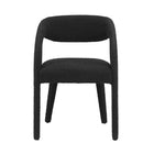 Modway - Pinnacle Boucle Tapis Chaise à manger Ensemble de 2 - Noir-9