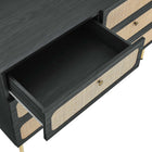 Modway - Chaucer Compact à 6 tiroirs Commode, Noir-Assemblée requise