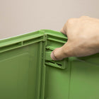 PawHut - Bac à litière fermé pour chat avec pelle, plateau, entrée par le haut - vert foncé-Couleur : blanc et vert foncé 