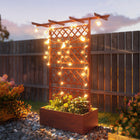 Outsunny - jardinière surélevée - orange-Fond ouvert pour les longues racines et pour utiliser une terre spéciale
