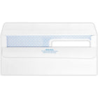 JAM Paper - Enveloppes Double Fenêtre #8 5/8 avec Redi-Seal, Blanc Tissé, 3 5/8 x 8 5/8, Paquet de 250-Quantité : paquet de 250
