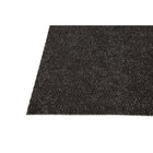 Edgewood - Tapis D'entrée Premium Knob Pour Trafic Moyen - 3 pi 6 po l x 6 pi L - Charbon avec bordures noires-Contient environ 5,5 litres ou 1,45 gallon d'eau par mètre carré