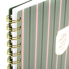 Cambridge - Cherrywood Lane Agenda hebdomadaire/mensuel 2026-2027 - 11 po H x 9 po l - Piper Stripe - bilingue-12 pages mensuelles avec onglet