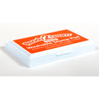 Ready 2 Learn - Tampon encreur lavable - Orange - Paquet de 6-Facile à ranger: Ce tampon encreur est emballé dans un étui à rabat en plastique robuste pour un rangement facile. Si l'encre est un peu sèche, ravivez-la avec quelques gouttes d'eau.