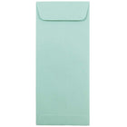 JAM Paper - Enveloppes ouvertes au bout à rabat droit avec fermeture gommée, 4 1/8 x 9 1/2 po, bleu aqua, 1000/paquet-Bleu aqua