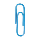 JAM Paper - Trombones standard colourés - 2 -5 cm - bleu ciel - paquet de 100-Quantité : 100 par boîte | Emballé dans une boîte transparente réutilisable pour garder votre bureau ou votre tiroir de bureau organisé