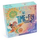 Educational Insights - Jeu Le temps passe vite - Ensemble de 37-Comment jouer : Choisissez une carte, réglez l'horloge de l'avion pour qu'elle corresponde, puis vérifiez votre temps en tirant sur la queue de l'avion. Si vous avez raison, préparez-vous au décollage. Le premier joueur à traverser l'échiquier et à atterrir sur la ligne d'arrivée gagne !