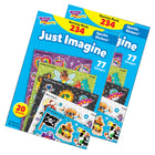 TREND Enterprises - imaginez simplement un pack varié d'autocollants scintillants, 234 par pack, 2 packs-Les autocollants Sparkle ajoutent du piquant aux insignes nominatifs, aux rapports, aux invitations, aux albums, aux devoirs, etc