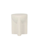 Plata Import Fuentes Table d'appoint ronde 15 po - Blanche-Design esthétique