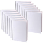 Ashley - Livre cartonné vierge pour jeunes auteurs - Blanc - 12,7 x 10,2 cm (5" x 4") portrait - 14 feuilles/28 pages - Paquet de 12-Idéal pour les jeunes auteurs, les cadeaux, les souvenirs de classe, l'accomplissement personnel et plus encore, mesure 5" x 4".