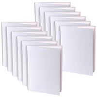 Ashley - Livre cartonné vierge pour jeunes auteurs - Blanc - 12,7 x 10,2 cm (5" x 4") portrait - 14 feuilles/28 pages - Paquet de 12-Idéal pour les jeunes auteurs, les cadeaux, les souvenirs de classe, l'accomplissement personnel et plus encore, mesure 5" x 4".