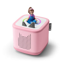 tonies - Ms. Rachel Mon premier coffret Toniebox 2 - rose nuage-Liste des titres (en anglais) : 1. Welcome 2. I’m So Happy song 3. Episode 1: Field Trip to the Farm 4. Old MacDonald Had A Farm song 5. BINGO song 6. Itsy Bitsy Spider song 7. I Love a Rainbow song 8. Hop Little Bunnies song 9. Hungry Ants song 10. Episode 2: Field Trip to School 11. Wheels on the Bus song 12. Counting song 13. I Could Be Your Friend song 14. Alphabet song 15. Phonics song 16. Field Trip to the Big City 17. Take the Elevator s