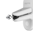 Kanto - Supports muraux universels pour enceintes satellites - Blanc-Construction solide en aluminium